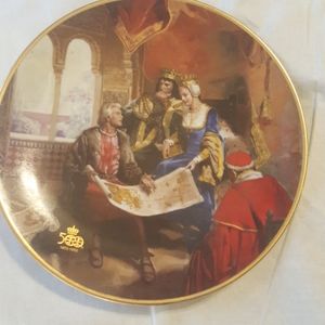 Columbus Discovers America Collectors Plate